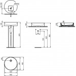 Накладной умывальник Ideal Standard Atelier Conca T369601 Накладной умывальник Ideal Standard Atelier Conca T369601